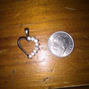 Kay jewelers cz sterling pendant